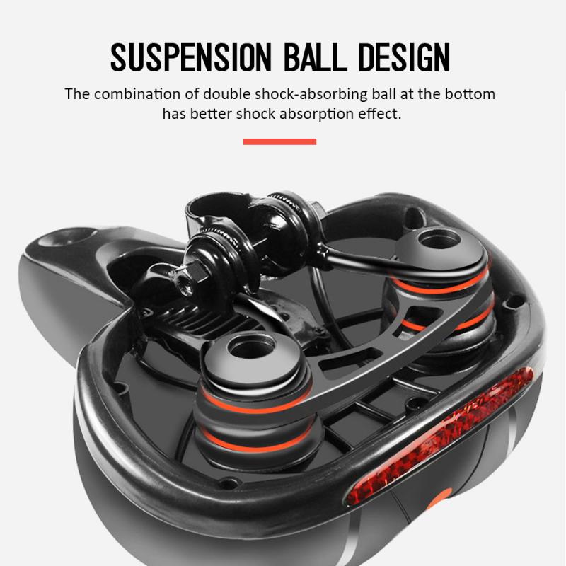Universal Extra Wide bicycle seat Comfy Cushioned Bicycle Saddle Soft Bike Seat for riding equipment accessories