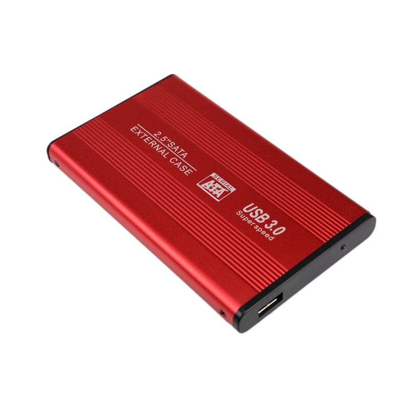 Liga de alumínio portátil 2.5 polegada hdd externo sata para usb 3.0 120gb de armazenamento de alta velocidade disco rígido de estado sólido