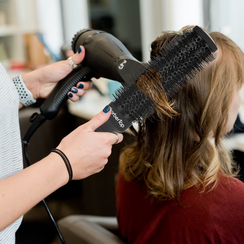35cm Extra Long Hair Roller Brush Salon Blowout Styling Heat Resistant Volumizing Hair Salon Use Accessories Roll Comb