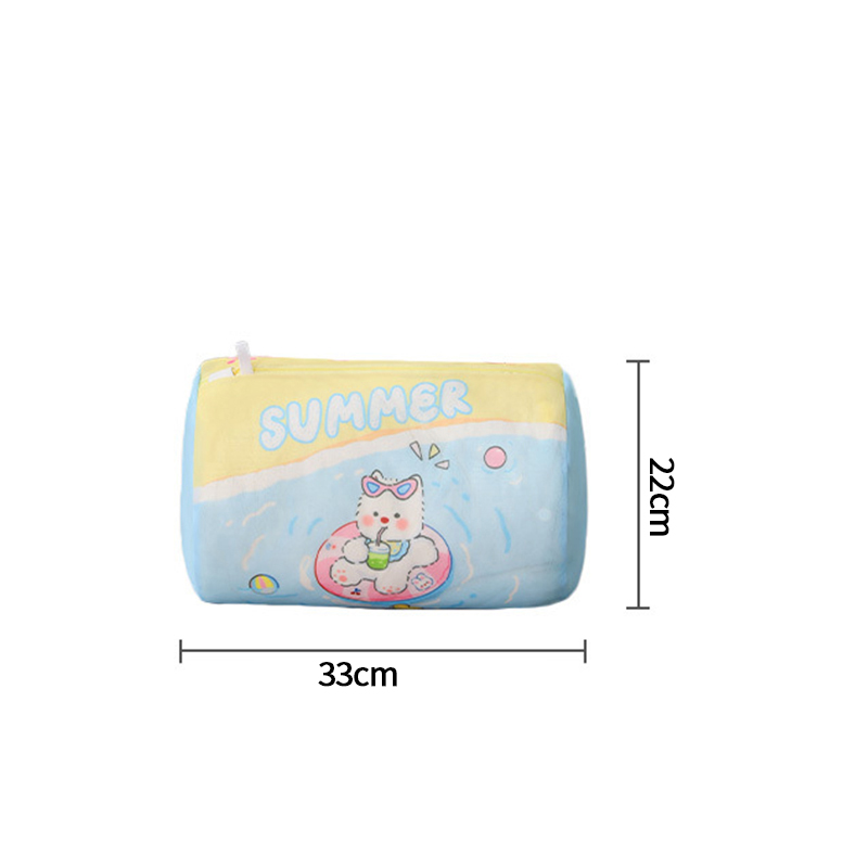 Cartoon Kat Waszak Waszakken met Rits Ondergoed Kleding Mesh Zakken Voor Thuis Wasmachines Leuke Waszak: Bruin