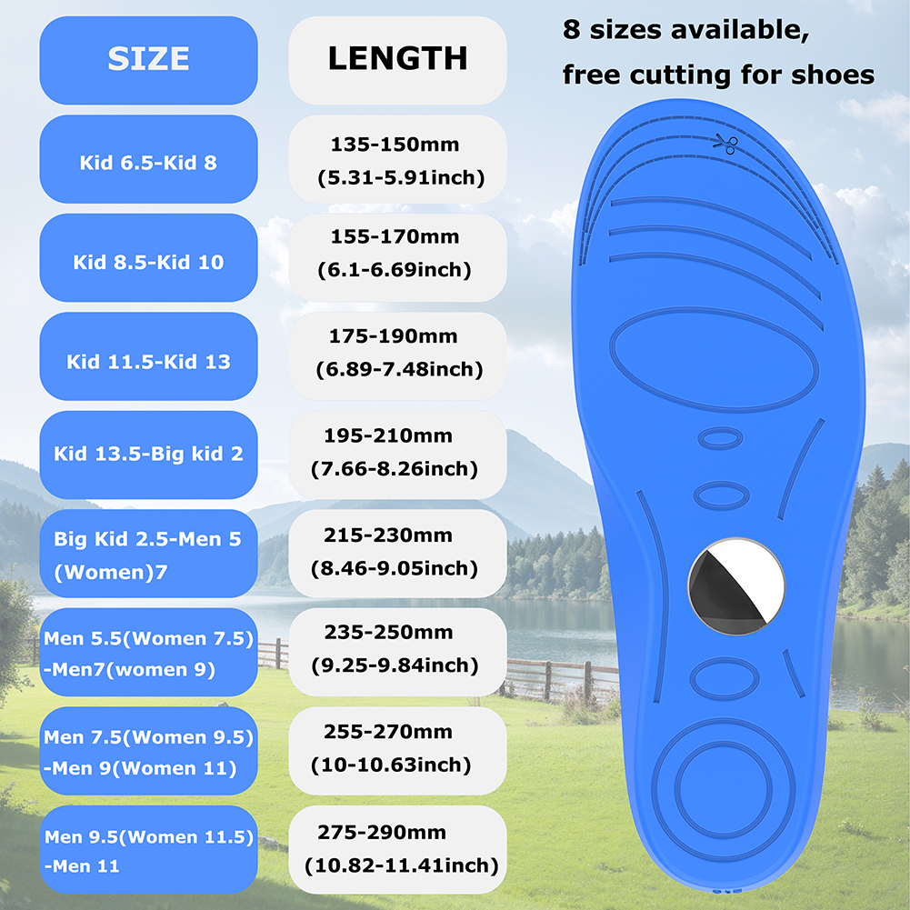 Inlegzolen voor Airtag Comfortabele, veilig gemonteerde inlegzolen Inlegzolen voor schoenen Tracker-inlegzolen voor kinderen en senioren