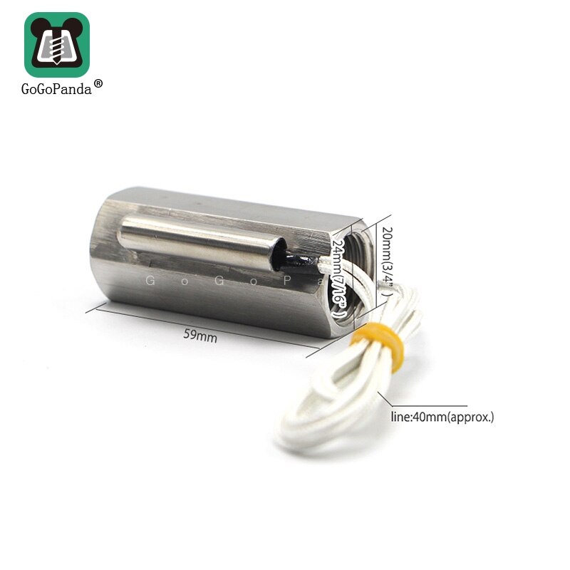 1/2" 110V 220V Liquid Water Flow Sensor Switch Female Thread Ports Metal Shell ZFS-05S