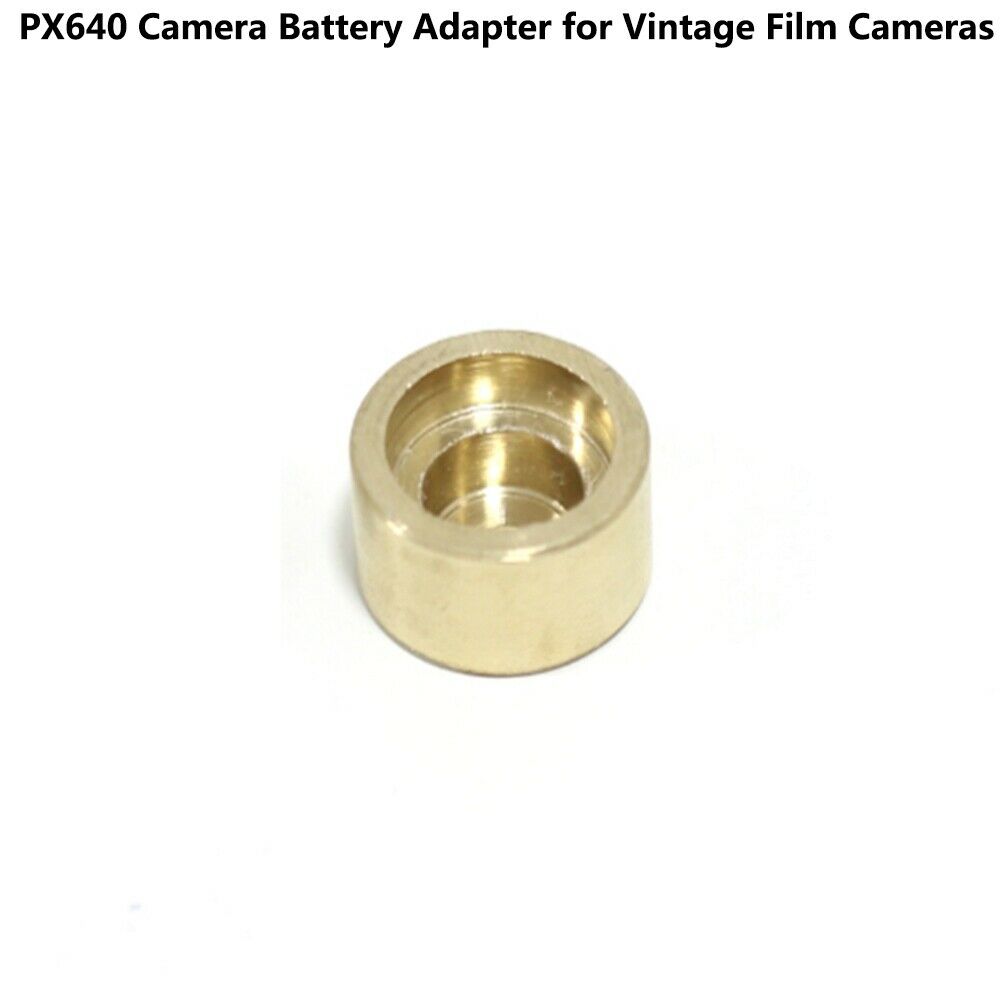 GHH BAAQII 1Pc PX640 HM-N Camera Battery Adapter for Vintage Film Cameras zine-air cell Copper Made CE1091
