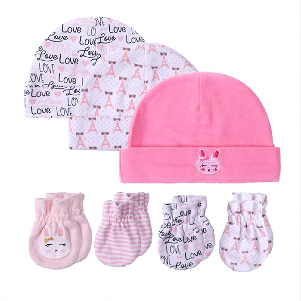 Baby Muts En Wanten Meisje Jongen Comfy Infant Cap & Handschoenen Katoen Peuter Pasgeboren Baby Accessorise Voor 0-3