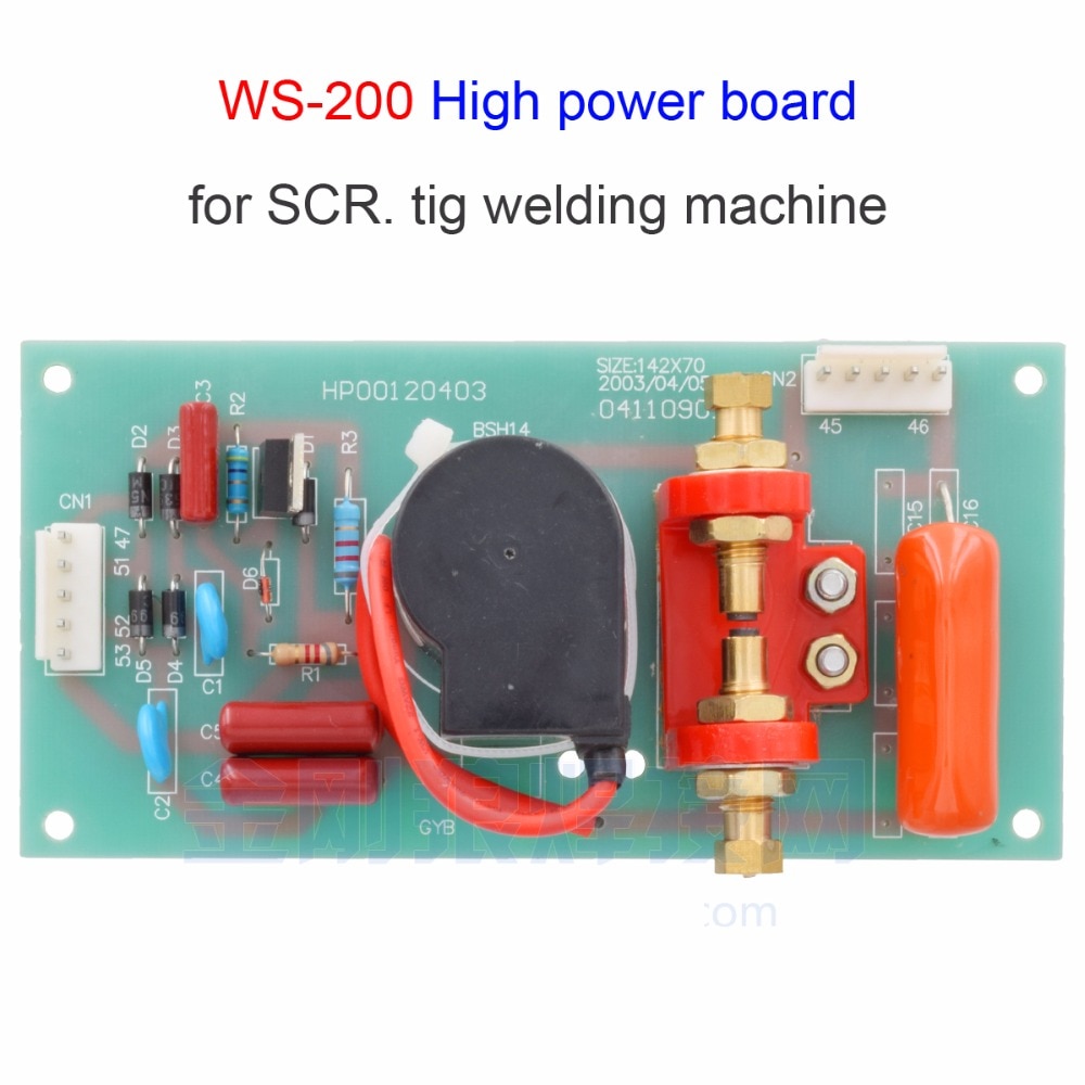 Ws180 ws200 højfrekvensplade/højtryksplade til scr argon buesvejsemaskine