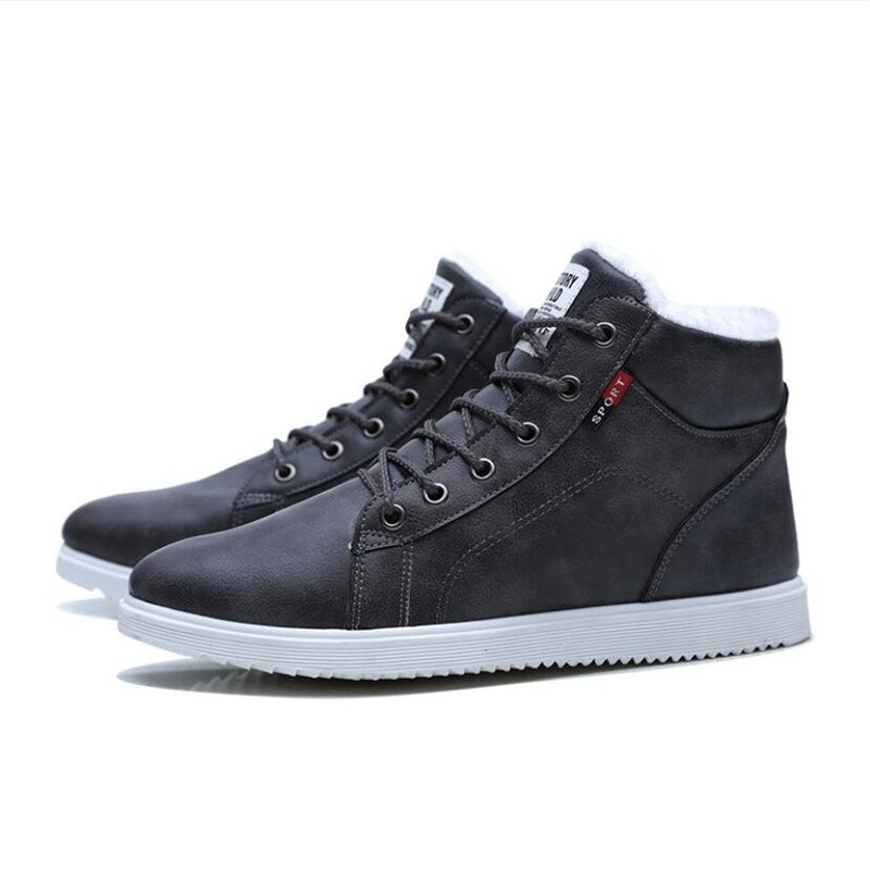 Winter herren Stiefel Winter Neue Männer lässig Hohe Zu Helfen Baumwolle Schuhe Flut Schuhe herren Wasserdichte nicht-Unterhose Warme Schnee Stiefel