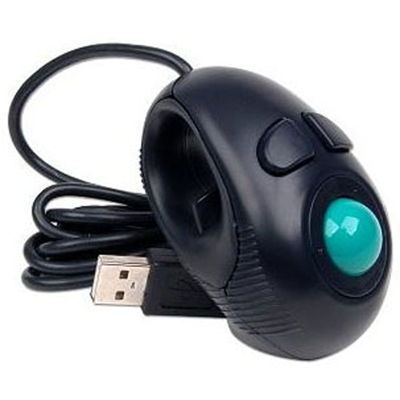 Neue Maus Finger HandHeld 4D USB Mini Tragbare Trackball Maus PC Laptop Computer 160829