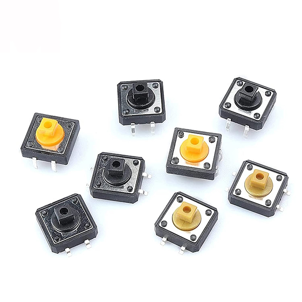 460pcs 24 Values Tactile Push Button Switch SMD Micro Momentary Tact Switch Assortment Kit for Car Remote Control with Box