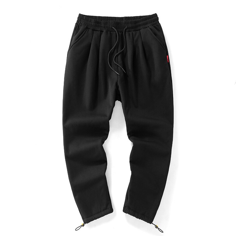 Winter warme fleece joggingbroek heren casual slim fit broek dikker lamsvelours joggingbroek plus maat 8xl heren streetwear