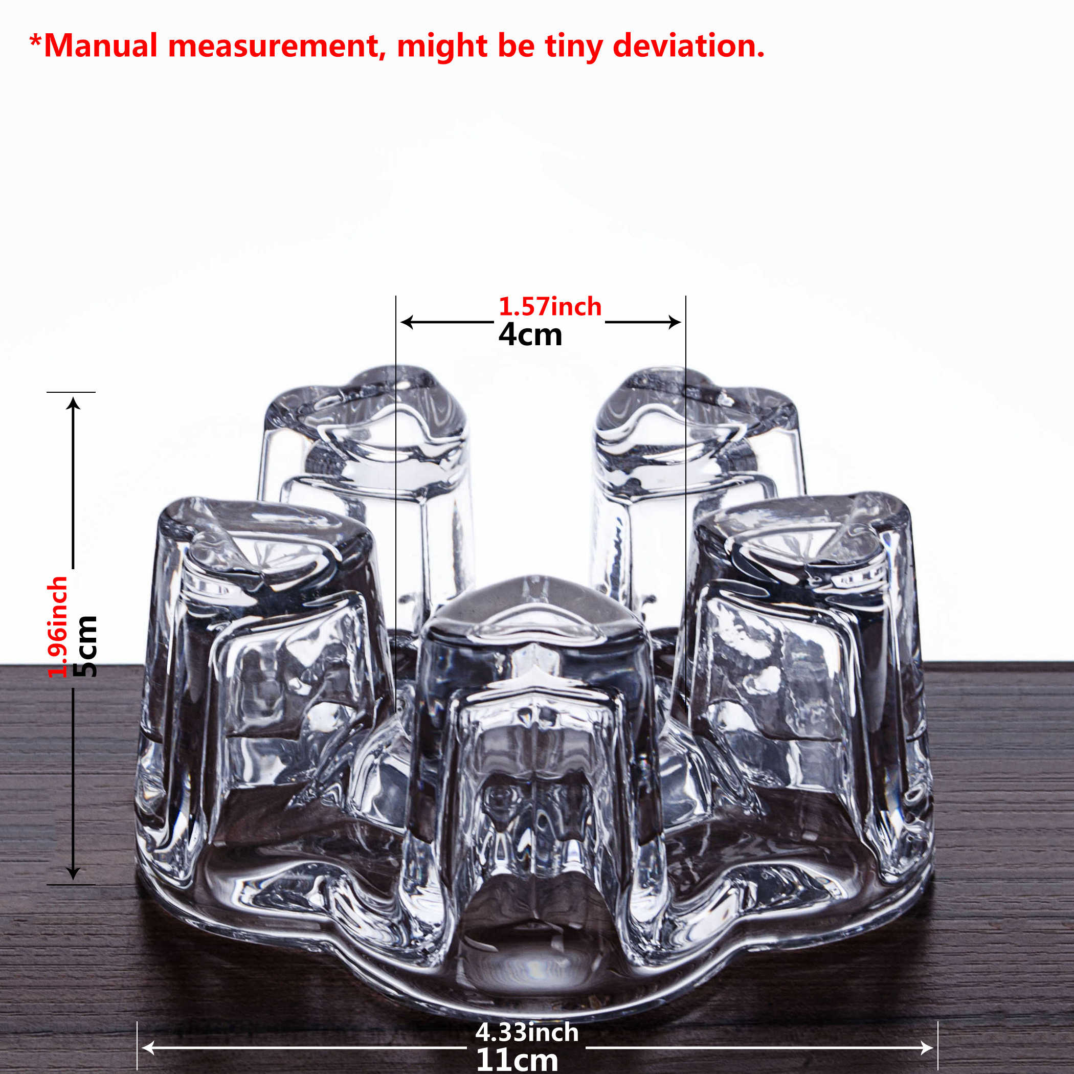 Picture of 1x Heat-Resisting Glass Crystal Regular Pentagon T... – Grandado