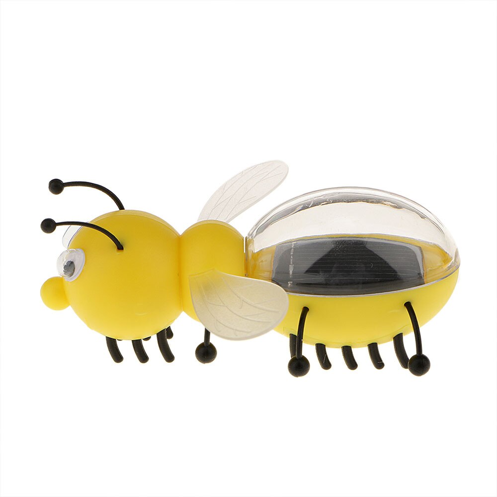 Mooie ABS Bee Insect Vormige Zonne-energie Speelgoed Kids Educatief Speelgoed Hobby & Kid Geen Batterij Nodig Energie- saving