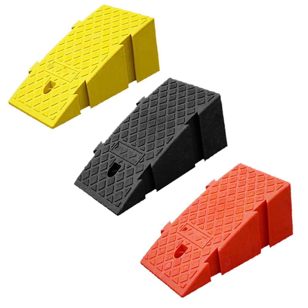 Portable Lightweight Car Plastic Curb Ramps Heavy Duty Plastic Kit Set For Driveway Car Truck For 18-22CM Height Steps