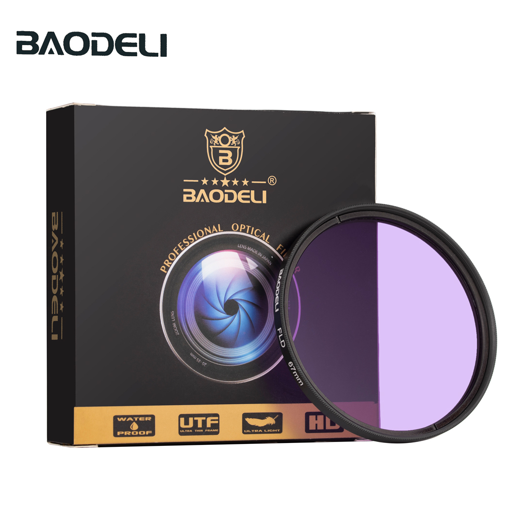 BAODELI Fld Filter 49 52 55 58 67 72 77 82 Mm For Camera Canon Lens Eos M50 6d 90d 600d Nikon D3200 D3500 D5100 D5600 Sony A6000: FLD Filter / 77mm