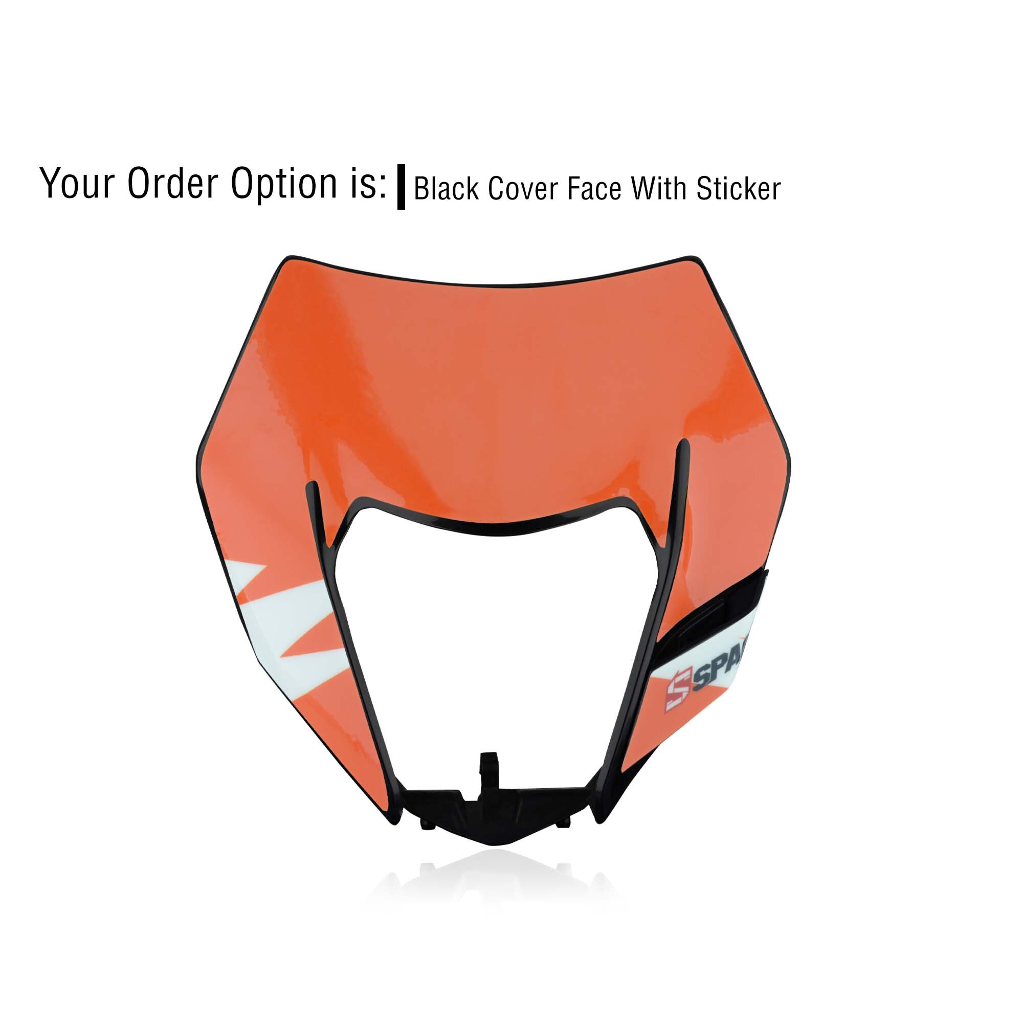 Motorrad LED Scheinwerfer Vorne Lampe Maske Beleuchtung Scheinwerfer Für KTM SXF EXC XCF XCW SMR 125 250 350 450 500 530 sechs Schild MX Enduro: Startseite Aufkleber 2