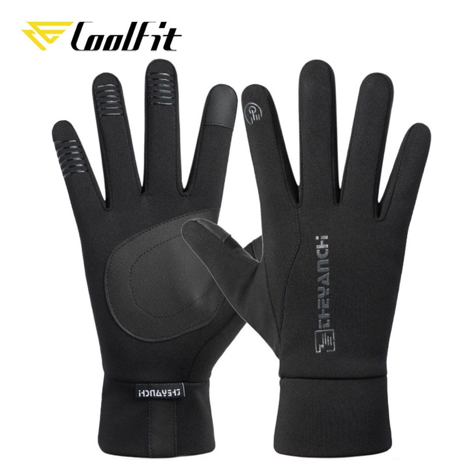 Coolfit winter fiets handschoenen fiets warm touchscreen handschoenen met lange vingers waterdicht outdoor fietsen skiën motorrijden