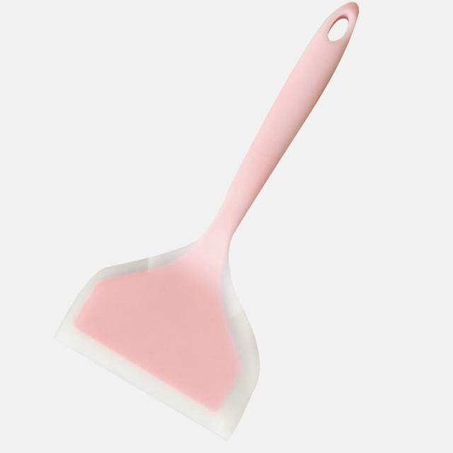 Pro Home Cooking Utensils Silicone Spatulas Beef Meat Egg Kitchen Scraper Wide Pizza Shovel Non-stick Turners Food Lifters: 4