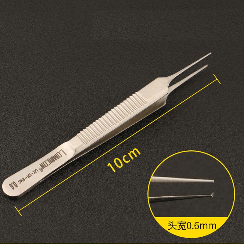 Fat tweezers Double eyelid fine tweezers No hook tethering tweezers Eye plastic tweezers