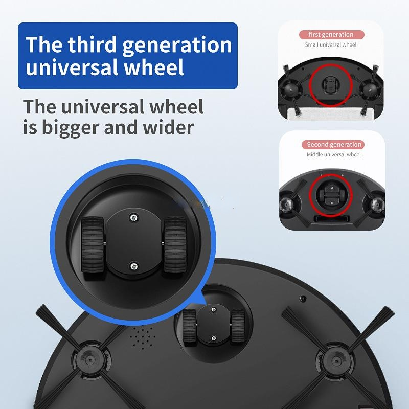 Robot Vacuum Cleaner Home Intelligent Sweeping Robot Voice Remote Control APP Automatically Touch 3-In-1 Smart Home Vacuum Clean