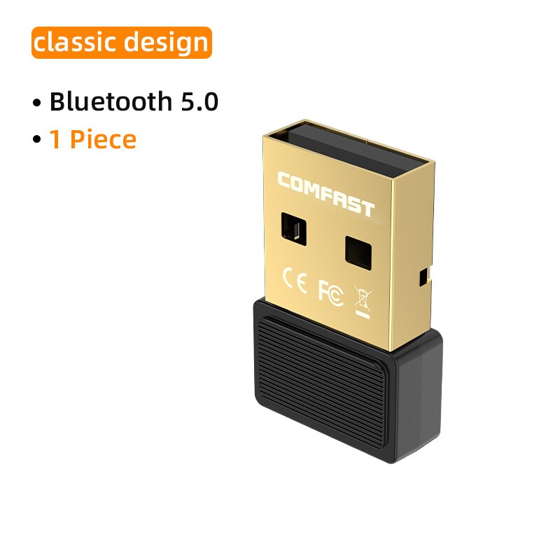 USB Bluetooth 5.0 Bluetooth Adapter Receiver 5.0 Bluetooth Dongle for PC Speaker Wireless Mouse Music Audio Receiver Transmitter: 1PCS