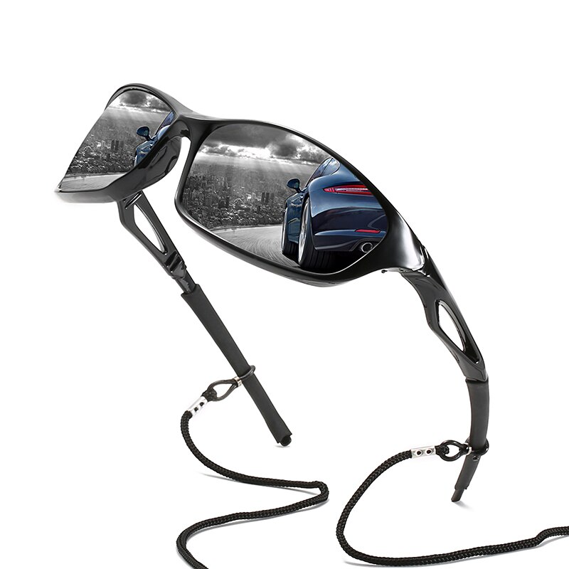 Nuevos anteojos de sol para pescar polarizados para hombres y mujeres, gafas de pesca para acampar, senderismo, gafas Polaroid, gafas deportivas para ciclismo, dan cuerda