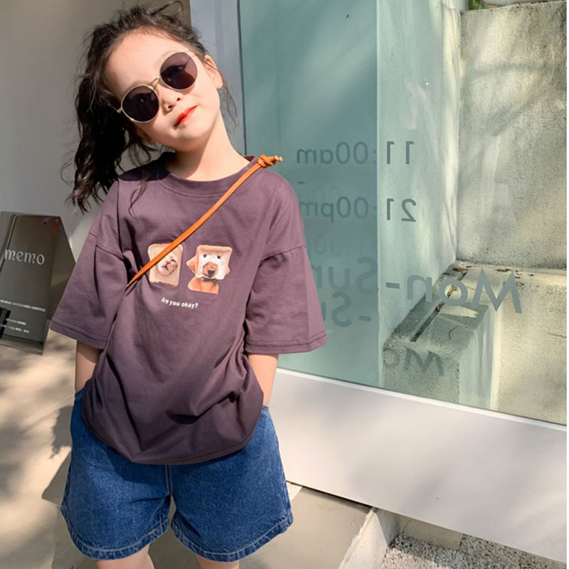 2022 new arrival Loose Denim Short simple designer wear pant for children 5-36