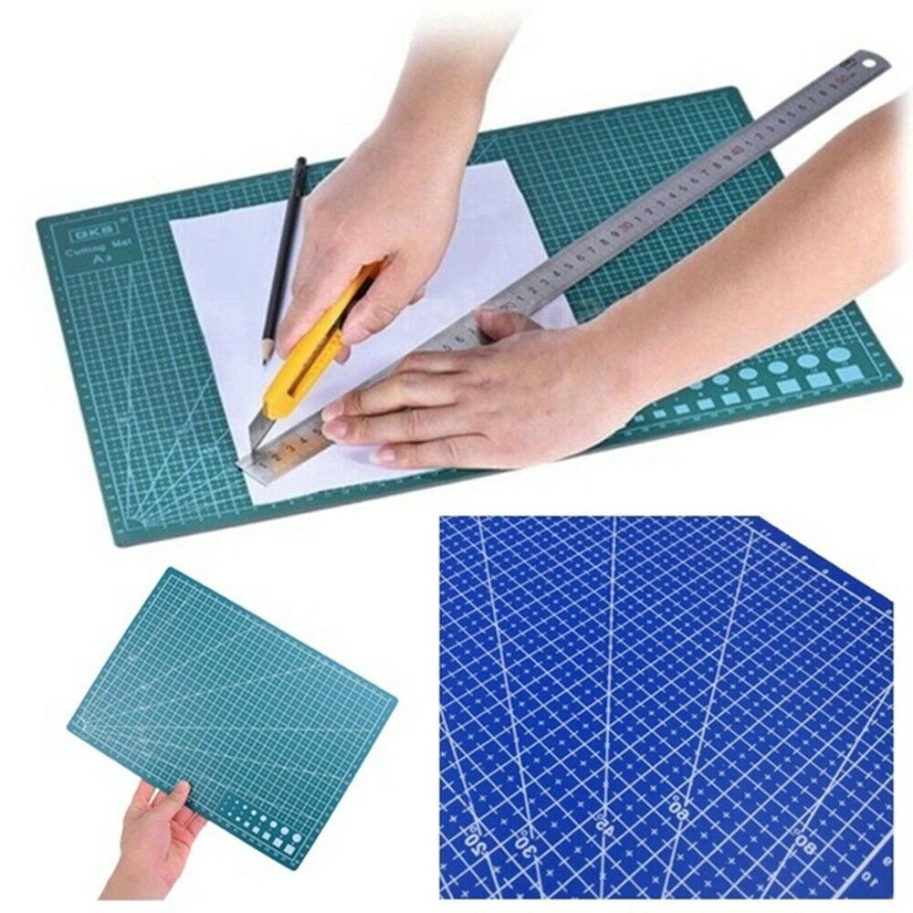 PVC-Schneidematte, einseitig, Patchwork-Schnittunterlage für Werkbank, Patchwork, NäHenne, manuelles DIY-Messer, Gravur, Leder-Schneidebrett