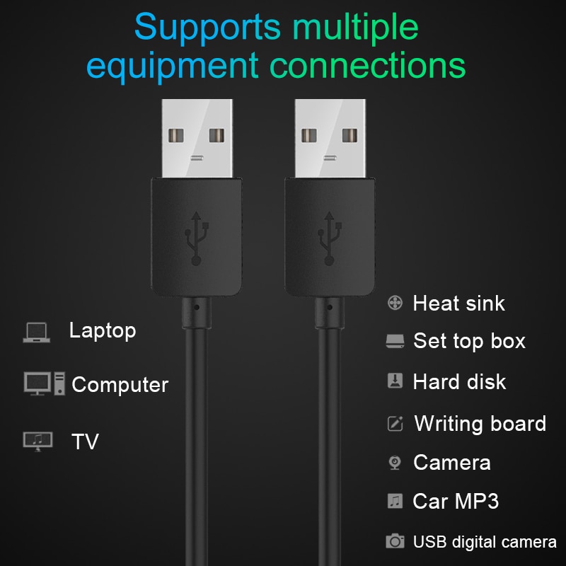 USB Extension Cable Cord High Speed 2.0 usb Male to Female Extender Cables For Computer Laptop Set Top Box TV Hard Disk 1m 2m 3m
