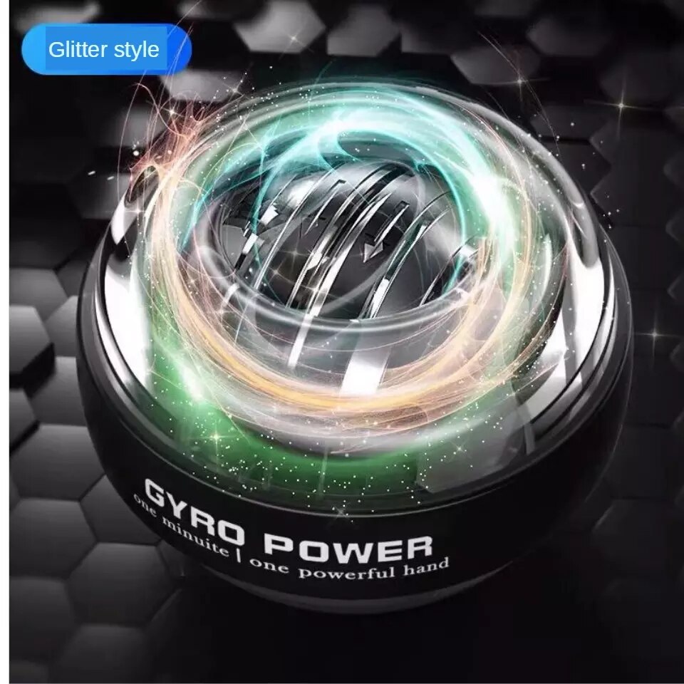 LED Light Self-starting Power ball Wrist Power Hand Ball Muscle Relax Spinning Wrist Trainer Exercise Equipment Strengthener