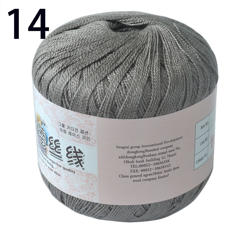 1Pc = 50g 8 # Häkeln Baumwolle Garn Dünne Garn Spitze Baumwolle Häkeln Garne Hand-betroffen Garn maschine betroffen Häkeln Themen: 14