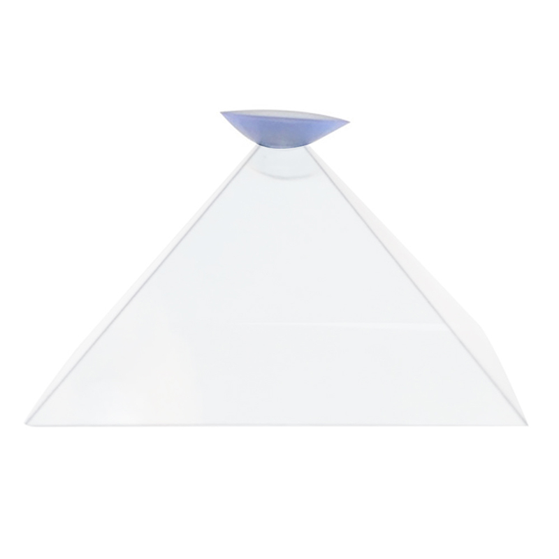 1pc Mini 3D Projector Phone Holder Hologram Pyramid Display Video Stand Universal Material Mobile Phone Accessories: 1