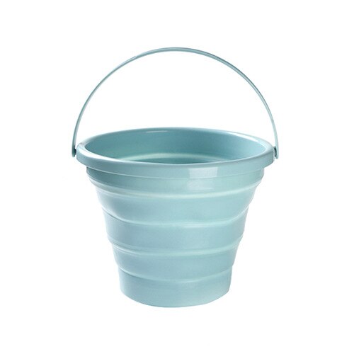 Household Portable Foldable Bucket Plastic Portable Bath Dolly Tub Travel &amp; Outdoor Car Wash Water Storage Tank: large 10L