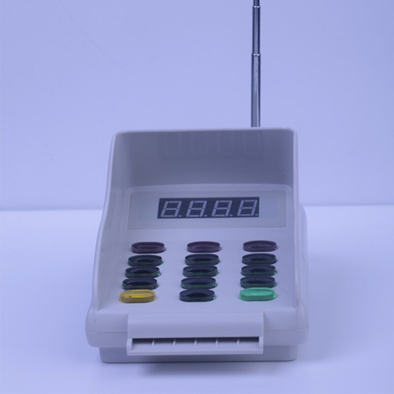 Mindewin Wireless Calling System Waterproof LED Electronic Number Display M-R-2 And Smart Wireless Calling Keyboard M-T-2