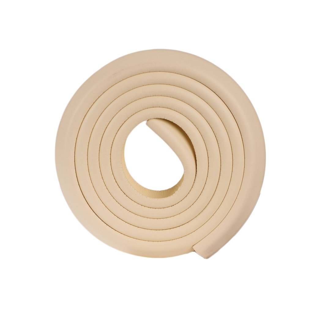 2M U Shape Extra Thick Furniture Table Edge Corne​r Protections Desk Cover Protectors Foam Baby Safety Bumper Guard: beige