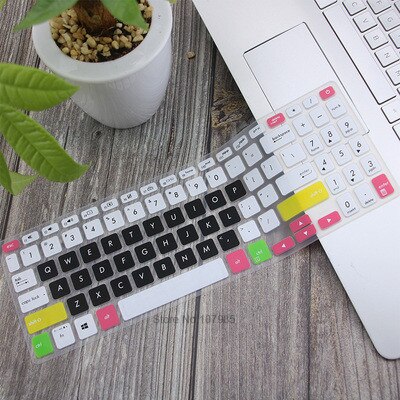 Silicone Keyboard Cover Skin Protector For ASUS VivoBook 15 F515J F515JA F515JP F515EA F515EP F515 JA X515JF X515 MA 15.6 inch: Candyblack