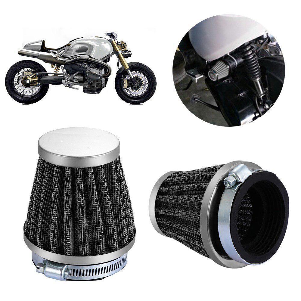 Motorfiets Luchtfilter Paddestoel Hoofd Filters Universal 35Mm 44Mm 50Mm 54Mm 60Mm Motorcycle Air Intake filter Cleaner Black