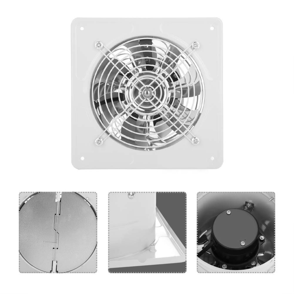 6Inch High Exhaust Fan Toilet Kitchen Bathroom Hanging Wall Window Glass Small Ventilator Extractor Exhaust Fans 20w 220v
