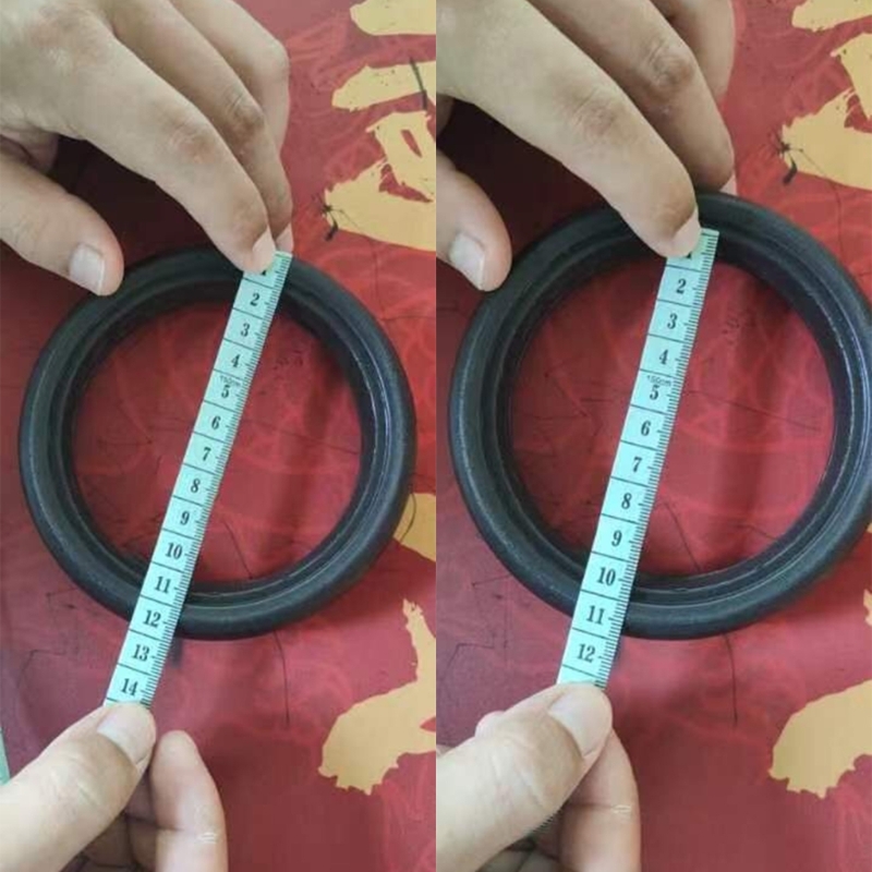 Rubber External Tyre with 4.7-inch Diameter Front Back Wheel for Stroller Wheels Easy Installation Durable