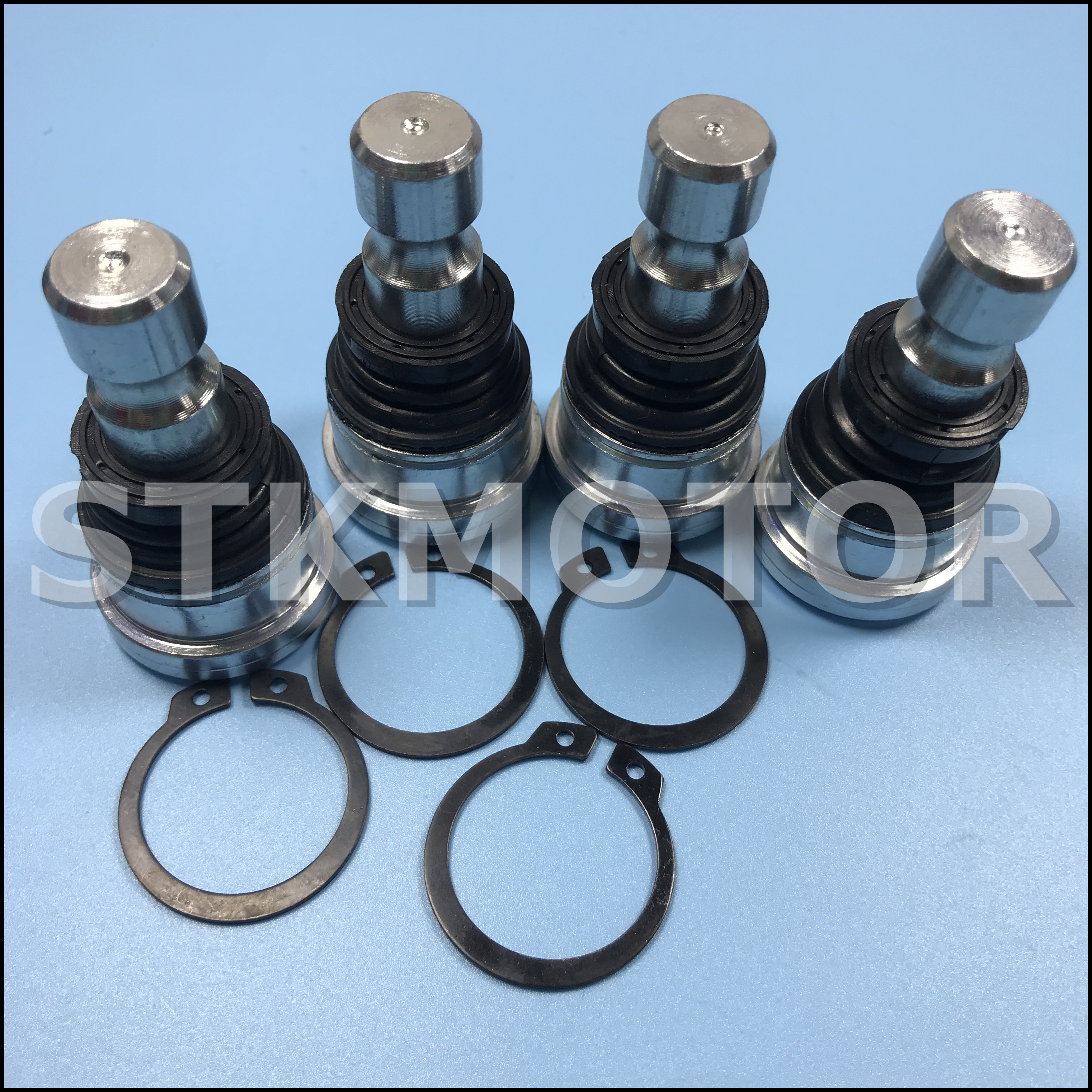 4-pack Kulled Set för Polaris RZR 570 800 900 - Metalldel