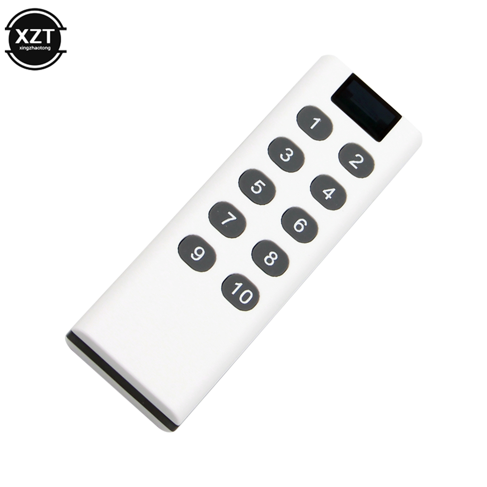 433MHz Wireless Learning Code Digital Remote Control Transmitter for 3/4/6/8/10 Channels Buttons Keyboard AK-7010TX