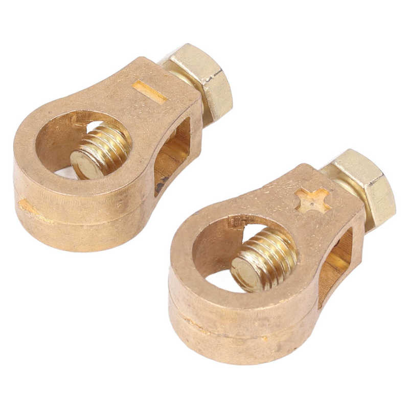 Battery Terminal Wire Clamp Superior Conductivity Universal Copper Electric Battery Connector Clamps for Auto Accessories