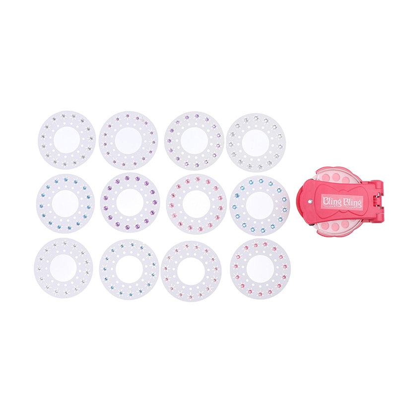 Mode 180 Gems Blingers Deluxe Set Pretend Play Speelgoed Diy Meisjes Haar Styling Tool Diamant Sticker Speelgoed: A