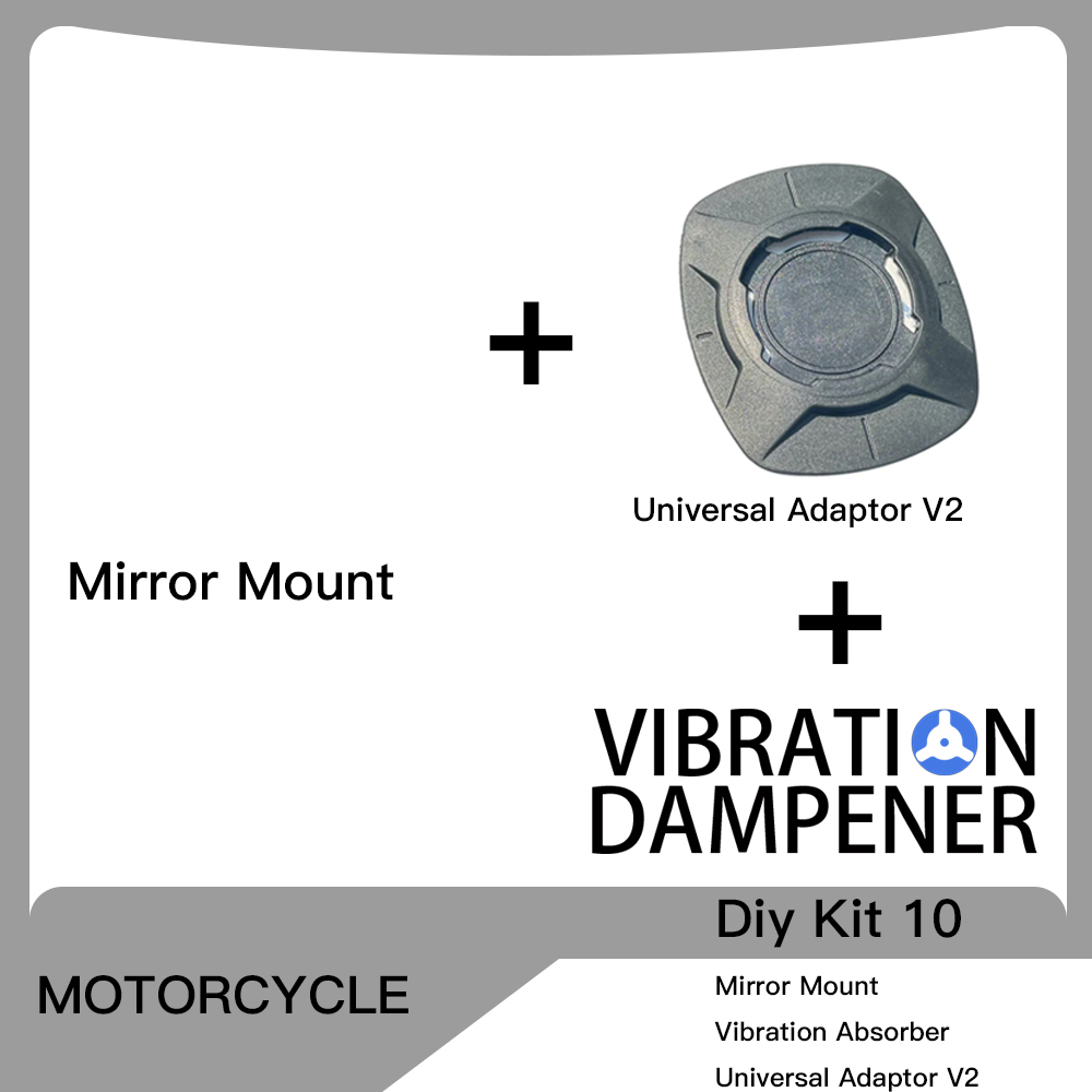 Motorrad Drahtlose Ladegerät Lenker Vorbau Gabel Halterung Telefon Halterung Vibration Dämpfer MAG Universal Adapter Bremse Kupplung: Wassermelone-Rot
