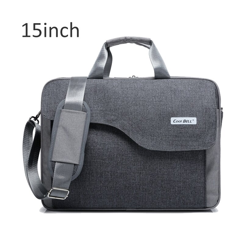 Mężczyźni teczki laptop biznesowy walizka zamek błyskawiczny Crossbody torby zeszyt torebki nylon mężczyzna torba listonoszka na ramię 2020 XA199ZC: szary 15cal