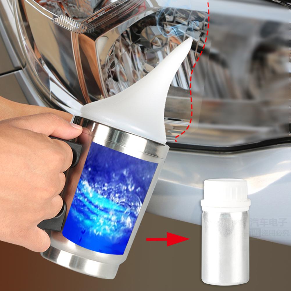 Car Headlight Lens Repair Tool Restoration Heating Atomization Cup Restore Kit