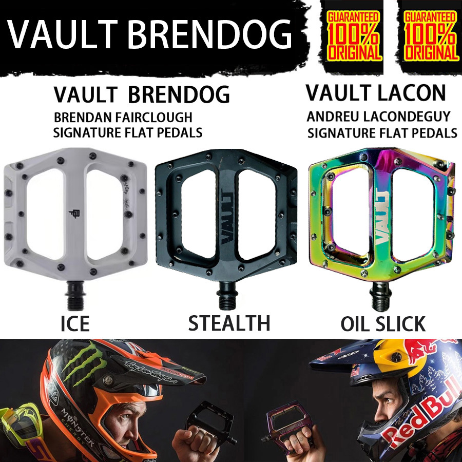 Pedales VAULT, pedal de bicicleta de montaña, rodamiento de aluminio, componentes de pedales de plataforma ancha, piezas de Pedal MTB BMX, accesorios de ciclismo