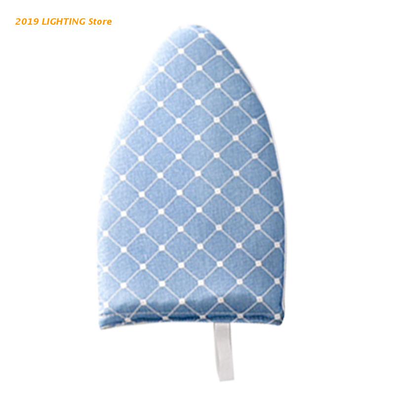 Support de table à repasser portable, Mini-tablette à repasser, résistante à la chaleur, pour les vêtements, étagère de table: Pointed-blue grid