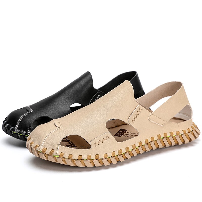 Homme komfort mandlige sommer sandles geta sandalhas kjole vietnam walking hombre masculino sandaler s størrelse fodtøj sko masculina