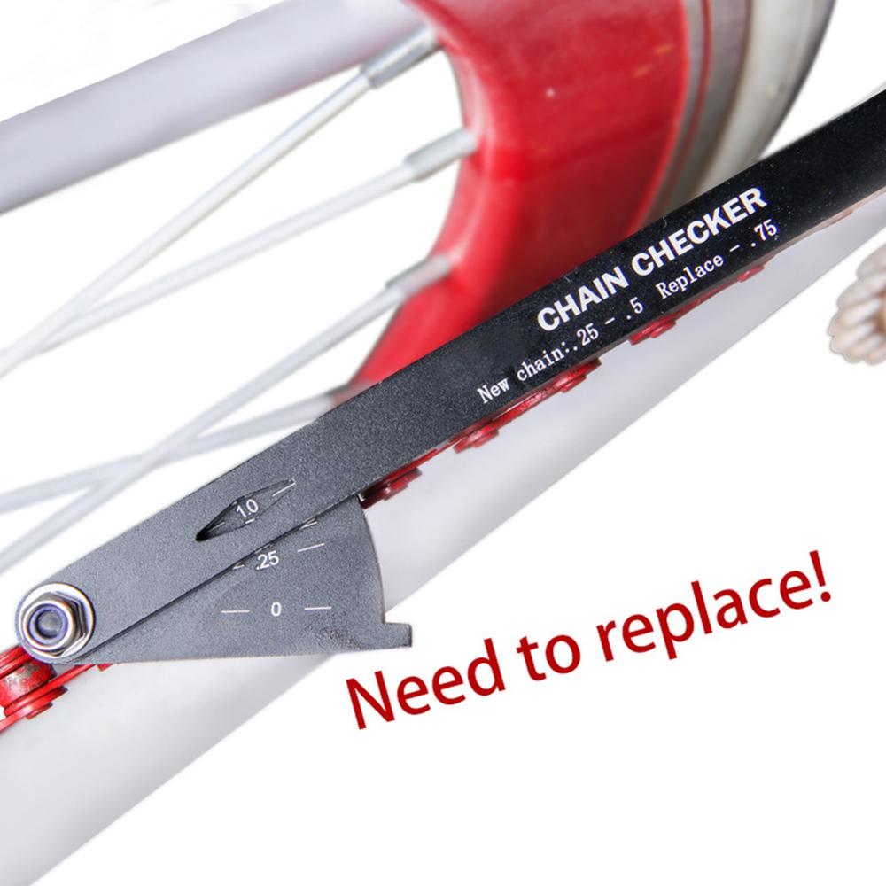 MTB Bicycle Chain Wear Indicator Tool Chain Checker Kits Multi-Functional Chains Gauge Measurement For Mountain Road Bike