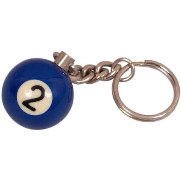 Retrogame Biljartbal Sleutelhanger - Nummer 8 - Zwart - Voor Biljart Liefhebbers