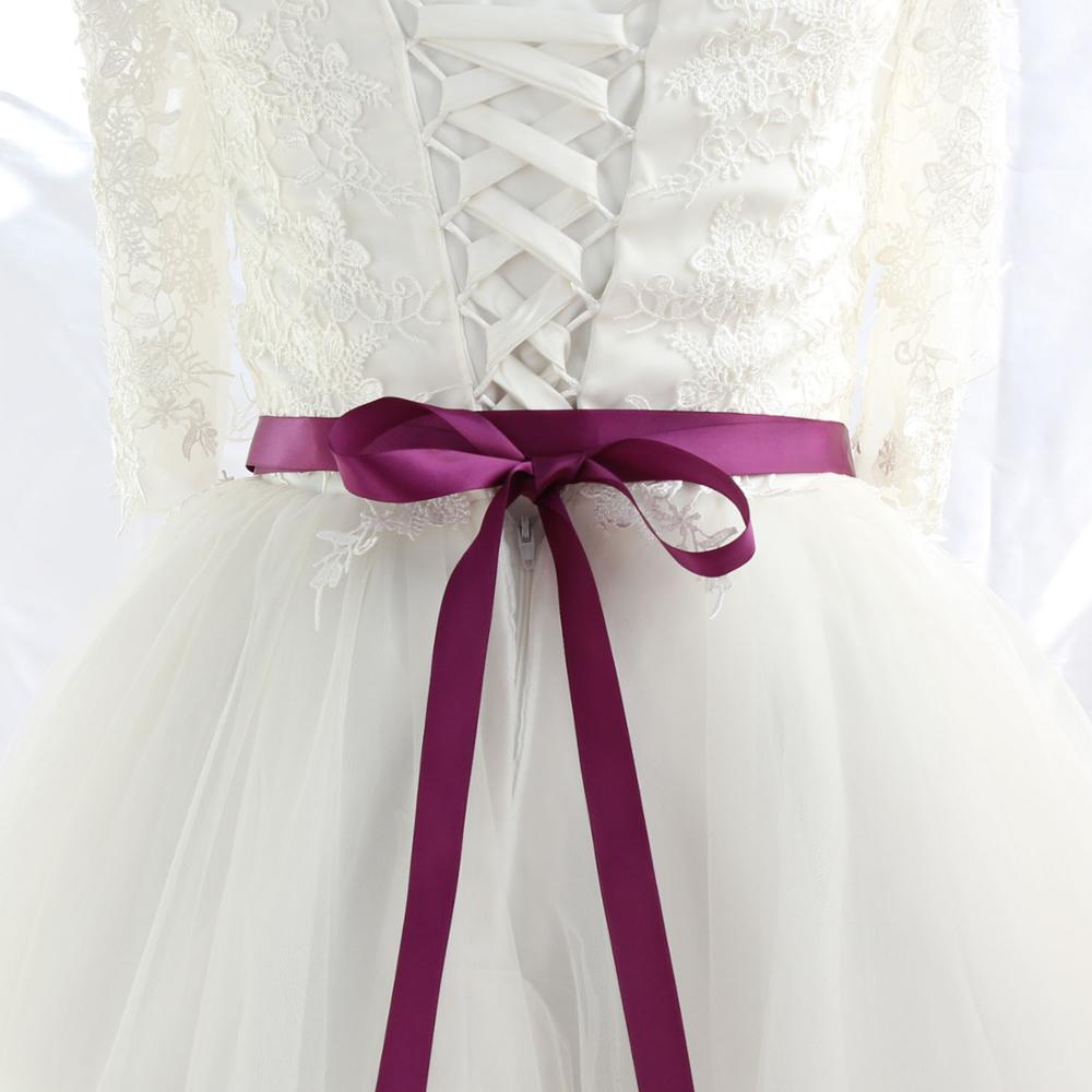 Hochzeit kleid gürtel braut gürtel damen gürtel hochzeit und wichtige anlässe strass gürtel brautjungfer kleid zubehör: Traube Violett